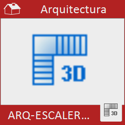 Levanta a 3D las escaleras del dibujo.