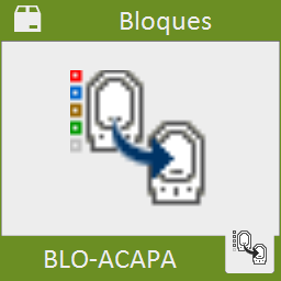 Permite colocar todas las entidades del dibujo o de un bloque en una sola capa pero manteniendo las características de las entidades.