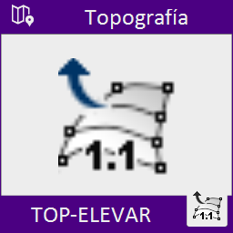Permite colocar las curvas de nivel que no tienen altura a su altura correspondiente de forma automática extrayendo la información de los textos.
