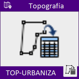 Extrae información de coordenadas, distancias, área, etc, de una parcela. Generá una tabla en el dibujo o exporta la información a un archivo de texto.