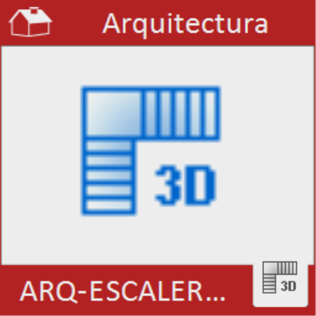 Levanta a 3D las escaleras del dibujo.