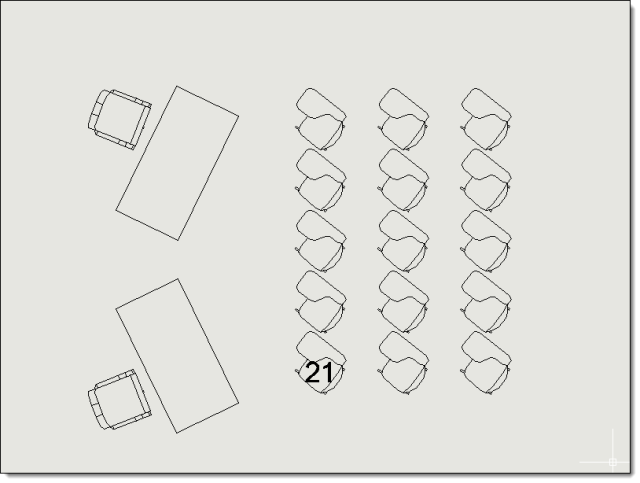 Copia un determinado texto del dibujo incrementando el valor del texto que tiene ahora.