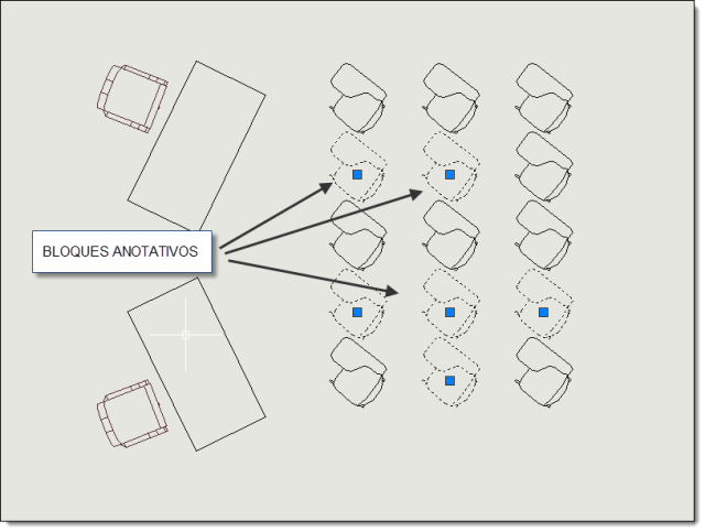 Selecciona todas las inserciones de bloque que sean anotativas.