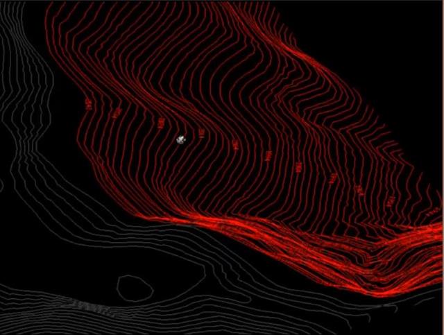Permite colocar las curvas de nivel que no tienen altura a su altura correspondiente de forma automática extrayendo la información de los textos que indican la altura de las curvas en el propio dibujo. También se puede dar las alturas de las curvas de fo