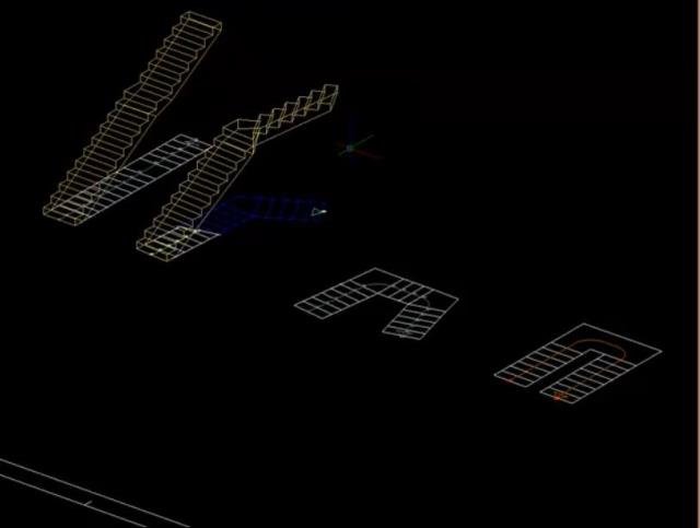 Levanta a 3D las escaleras del dibujo.