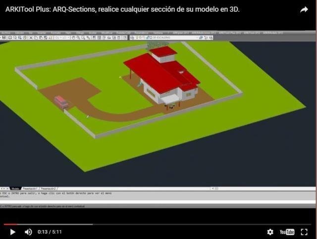 Genera secciones y alzados desde una maqueta 3D.